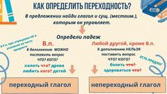 Как определить переходность глагола?
